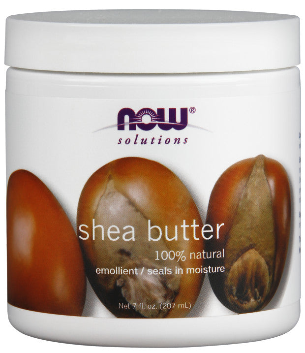 Shea Butter - 100% Natural - 207 ml - NOW Foods | WestPharmacy.nl - Skin Care