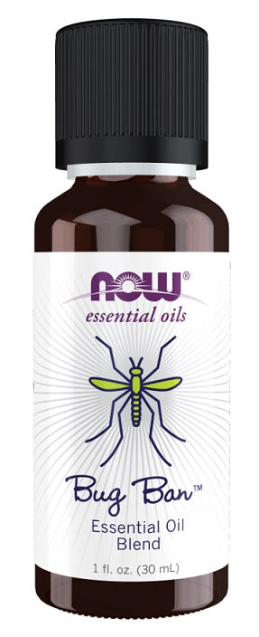 Essential Oil, Bug Ban - 30 ml - NOW Foods | WestPharmacy.nl - Aromatherapy and essential oils