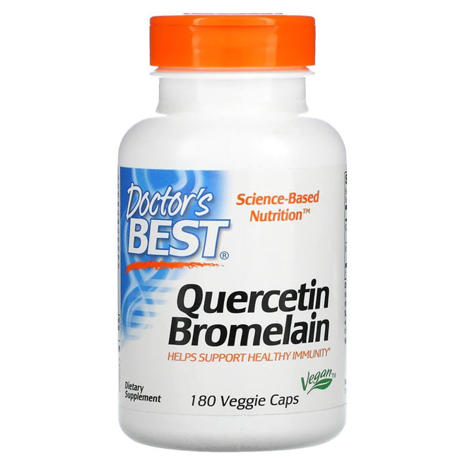 Quercetin Bromelain - 180 vcaps - Doctor's Best | WestPharmacy.nl - Immune Support