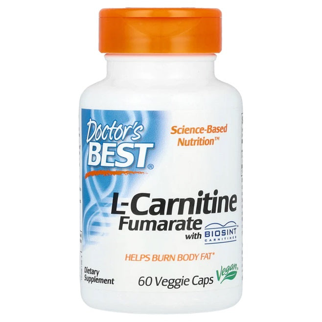 L-Carnitine Fumarate with Biosint Carnitines - 60 vcaps - Doctor's Best | WestPharmacy.nl - Weight Management
