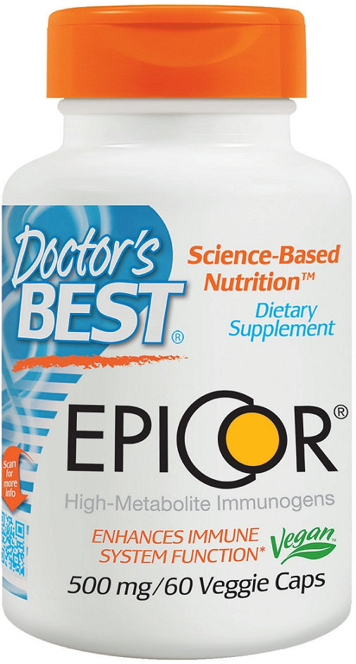 Epicor, 500mg - 60 vcaps - Doctor's Best | Vaistine1.lt | WestPharmacy.eu