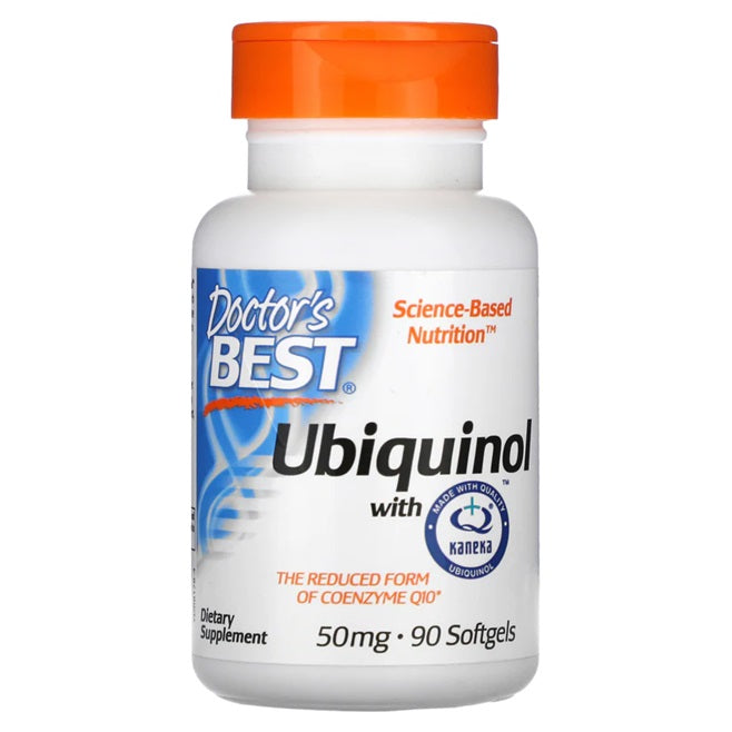 Ubiquinol with Kaneka, 50mg - 90 softgels - Doctor's Best | WestPharmacy.nl - Cardiovascular Health
