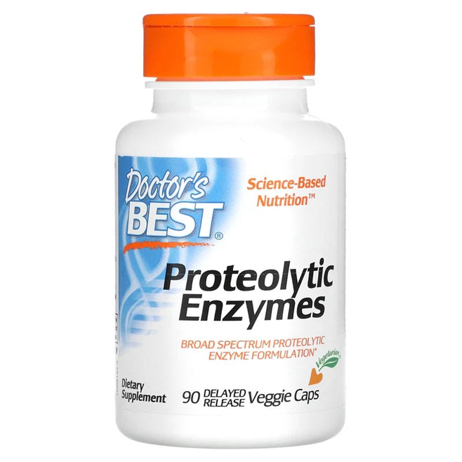 Proteolytic Enzymes - 90 vcaps - Doctor's Best | Vaistine1.lt | WestPharmacy.eu