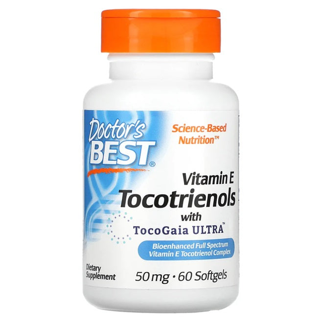 Tocotrienols, 50mg - 60 softgels - Doctor's Best | WestPharmacy.nl - Antioxidants