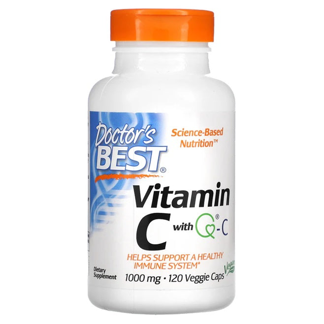 Vitamin C with Q-C, 1000mg - 120 vcaps - Doctor's Best | WestPharmacy.nl - Vitamins