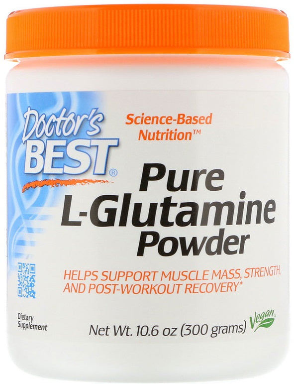 L-Glutamine Powder - 300g - Doctor's Best | WestPharmacy.nl - Amino Acids and BCAAs