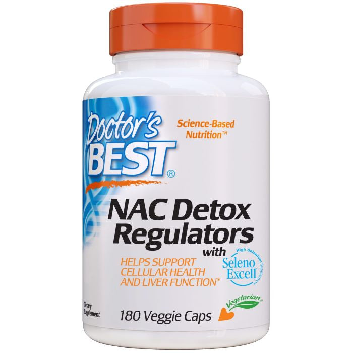 NAC Detox Regulators - 180 vcaps - Doctor's Best | Vaistine1.lt | WestPharmacy.eu