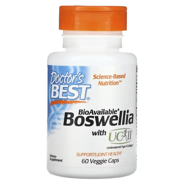 Boswellia with UC-II - 60 vcaps - Doctor's Best | WestPharmacy.nl - Joint Support