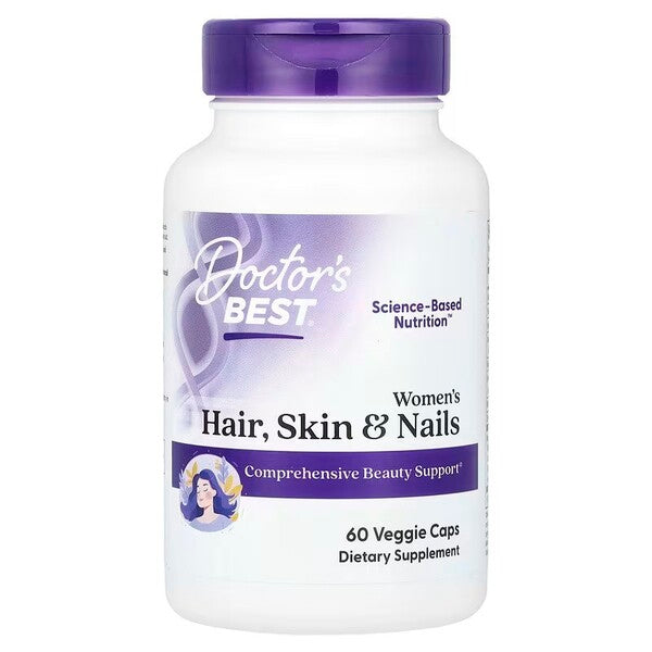 Women's Hair, Skin & Nails - 60 vcaps - Doctor's Best | WestPharmacy.nl - Hair, Skin & Nails