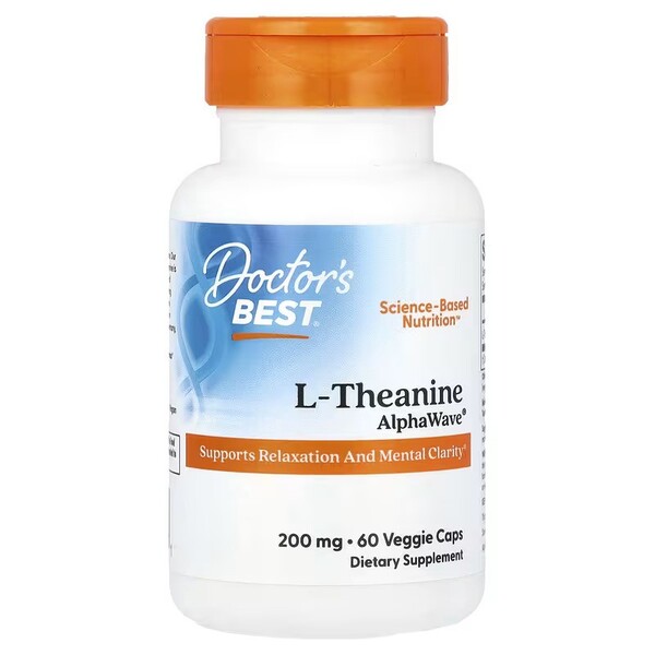 L-Theanine AlphaWave - 60 vcaps - Doctor's Best | Vaistine1.lt | WestPharmacy.eu