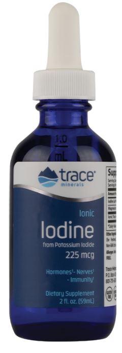Ionic Iodine, 225mcg - 59 ml - Trace Minerals | Vaistine1.lt | WestPharmacy.eu