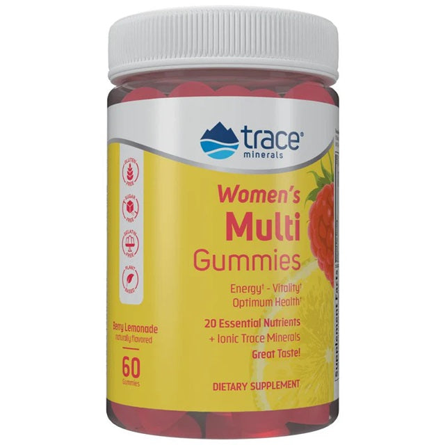 Women's Multi Gummies, Berry Lemonade - 60 gummies - Trace Minerals | WestPharmacy.nl - Vitamins