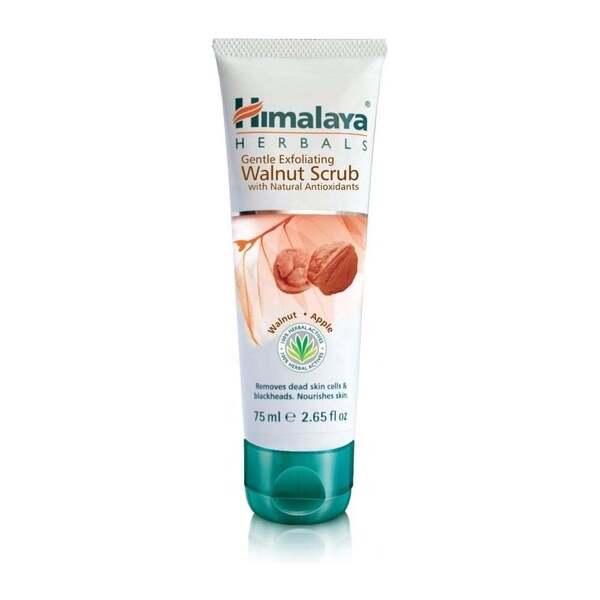 Gentle Exfoliating Walnut Scrub - 75 ml - Himalaya | WestPharmacy.nl - Face Scrub
