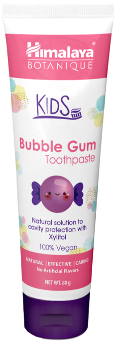 Kids Toothpaste, Bubble Gum - 80g - Himalaya | Vaistine1.lt | WestPharmacy.eu