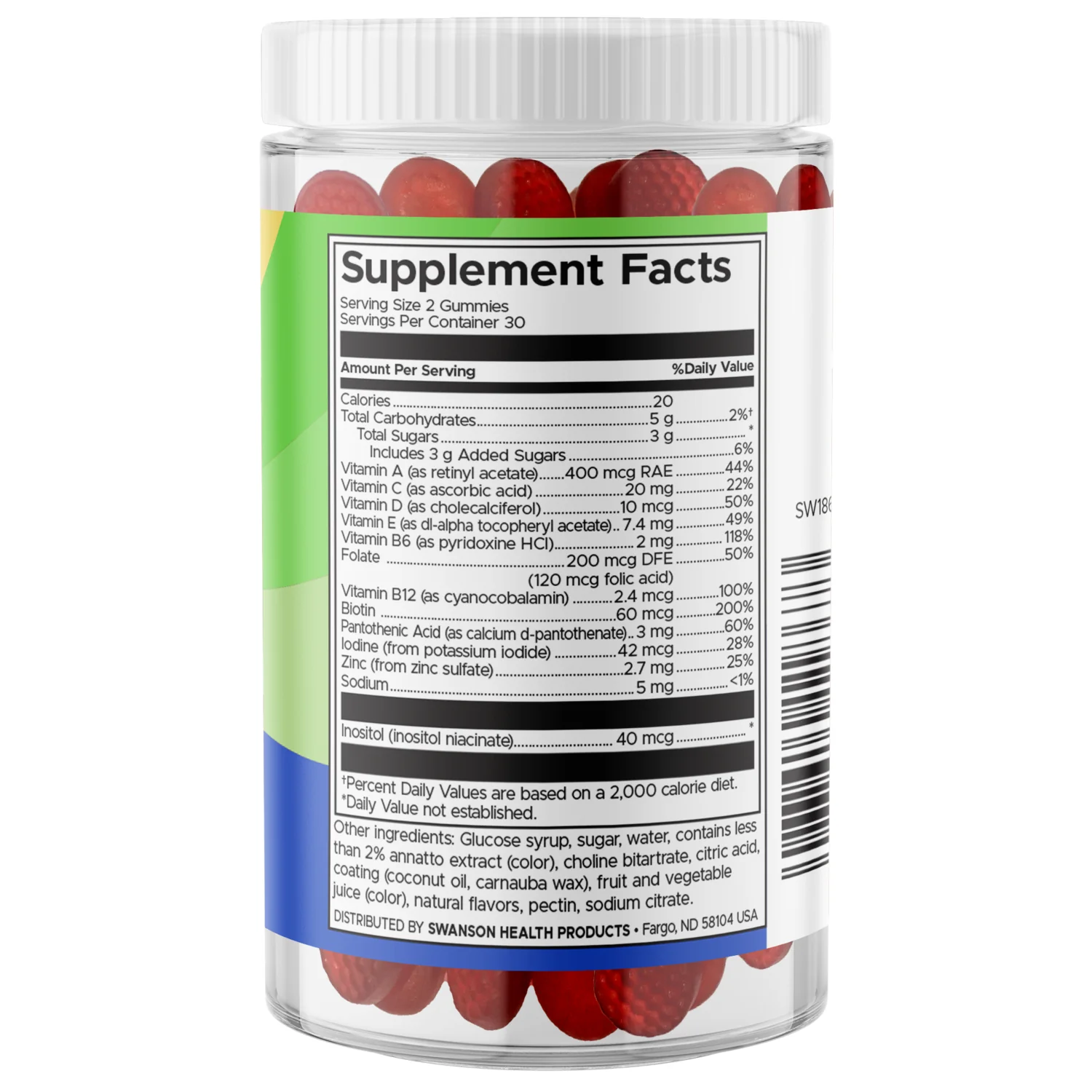 Kids Multivitamin Gummies - Mixed Fruit - 60 Gummies - Swanson | West Pharmacy