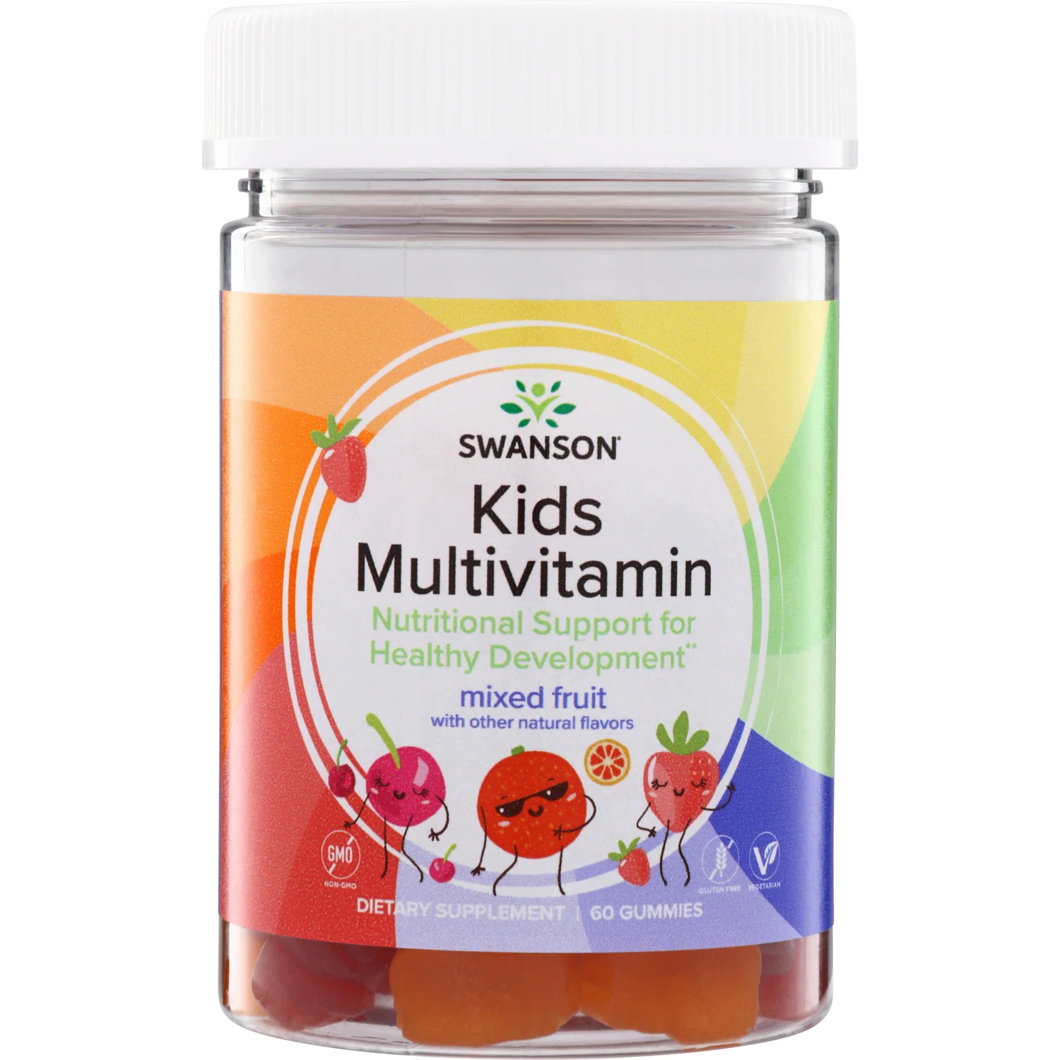 Kids Multivitamin Gummies - Mixed Fruit - 60 Gummies - Swanson | WestPharmacy.nl