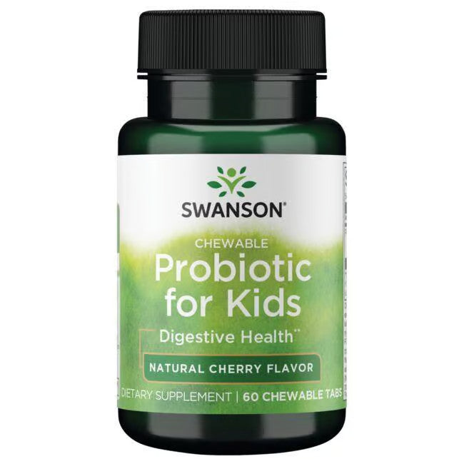 Probiotic for Kids - Natural Cherry 60 CHEW TABS - Swanson | WestPharmacy.nl