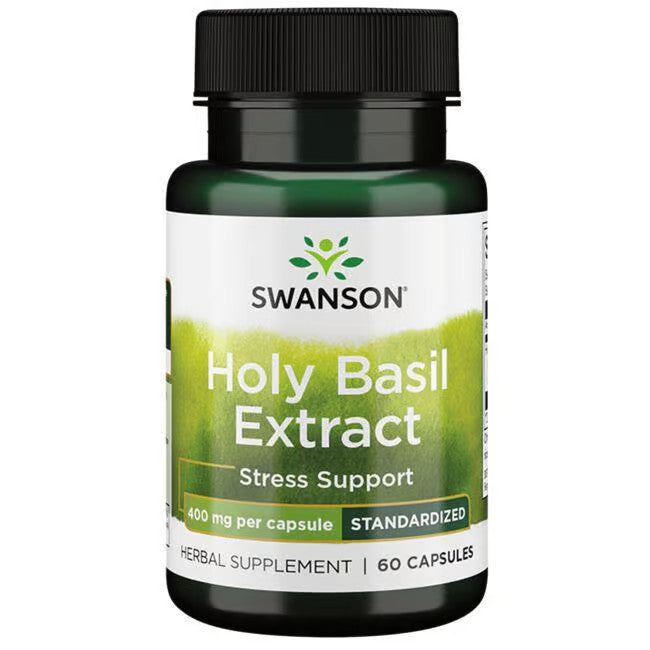 Holy Basil Extract - Standardized 400mg 60 CAPS - Swanson | WestPharmacy.nl
