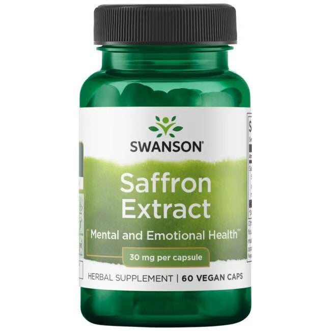 Saffron Extract 30mg 60 Vegan CAPS - Swanson | WestPharmacy.nl