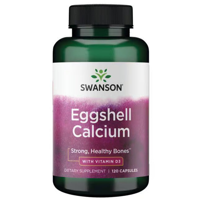 Eierschaalcalcium met vitamine D3 - Calcium - N120 - Swanson