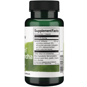 Sensoril Ashwagandha 125mg - 120 CAPS - Swanson | West Pharmacy