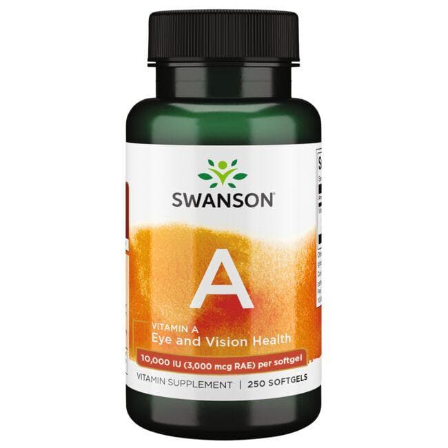 VITAMIN A 10.000 IU 250 SGELS - Swanson | WestPharmacy.nl