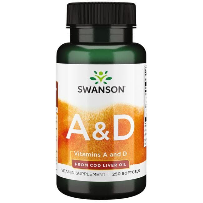 VITAMIN A & D 5000/400 250 SGELS - Swanson | WestPharmacy.nl