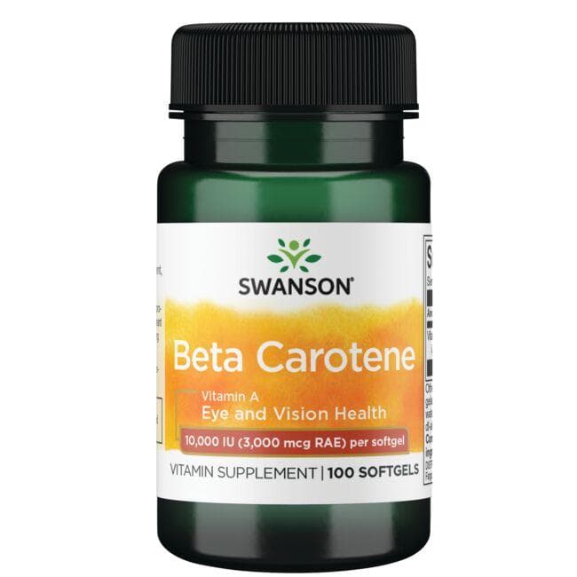 BETA CAROTENE 10000IU (3000 MCG) 100 SGELS - Swanson | WestPharmacy.nl