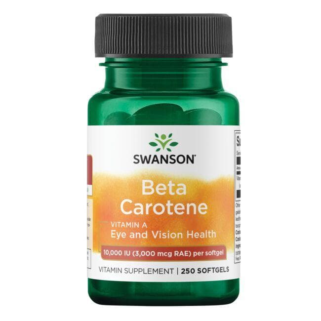 BETA CAROTENE 10000IU (3000 MCG) 250 SGELS - Swanson | WestPharmacy.nl