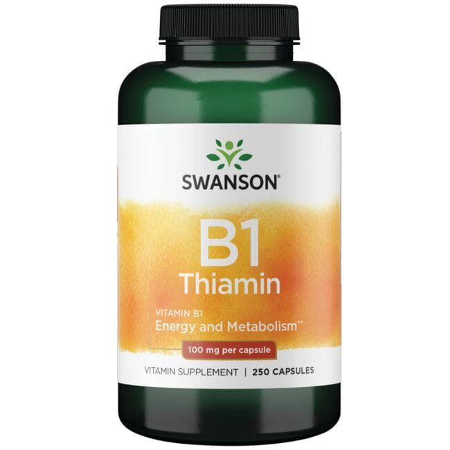 VITAMIN B-1 100mg 250 CAPS - Swanson | WestPharmacy.nl