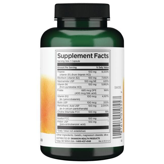 Balance B-100 Complex - 100 mg - N100 - Swanson - Vaistine1.lt