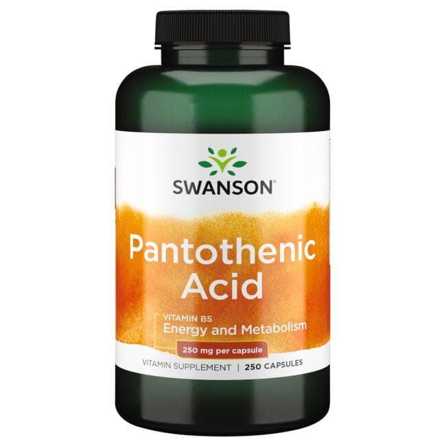 Pantothenic Acid - Energijai - Pantoteno rūgštis - 250 mg - N250 - Swanson - Vaistine1.lt