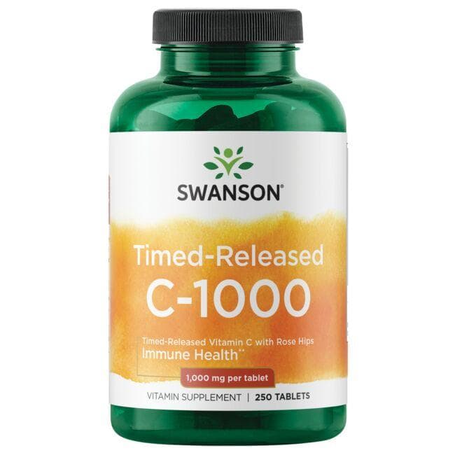 VITAMIN C 1000mg W/RH TR 250 TABS - Swanson | WestPharmacy.nl