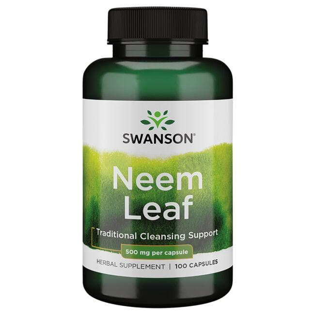 Neem Leaf 500mg 100 CAPS - Swanson | WestPharmacy.nl