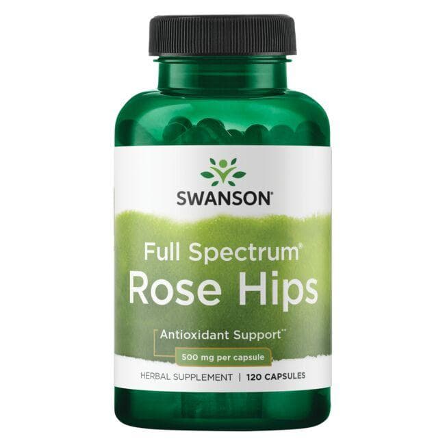 ROSE HIPS 500mg 120 CAPS - Swanson | WestPharmacy.nl