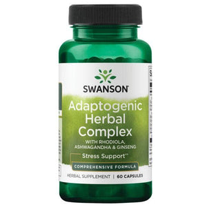 Adaptogenic Herbal Complex - Žolelių kompleksas - N60 - Swanson - Vaistine1.lt