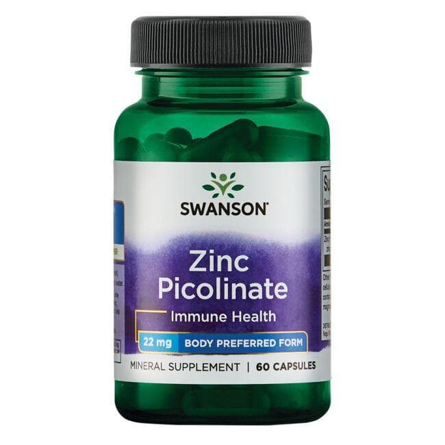 ZINC PICOLINATE 22mg 60 CAPS - Swanson | WestPharmacy.nl