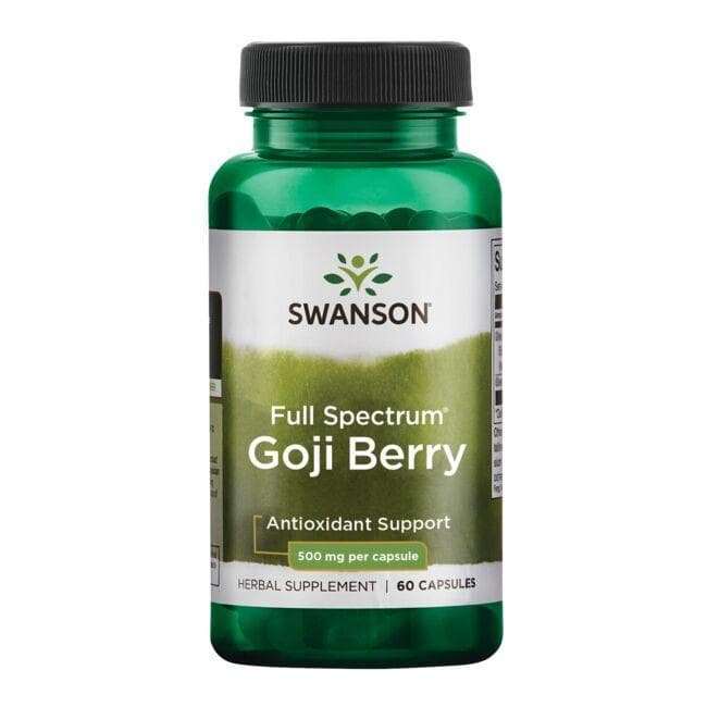 GOJI BERRY (WOLFBERRY) 500mg 60 CAPS - Swanson | WestPharmacy.nl