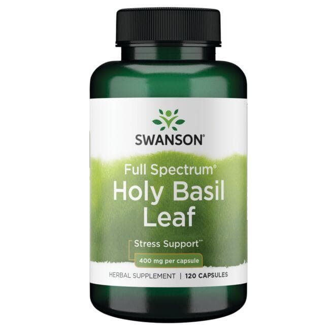 FULL SPECTRUM HOLY BASIL LEAF 400mg 120 CAPS - Swanson | WestPharmacy.nl