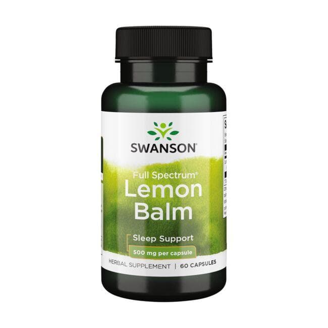 FULL SPECTRUM LEMON BALM 500mg 60 CAPS - Swanson | WestPharmacy.nl