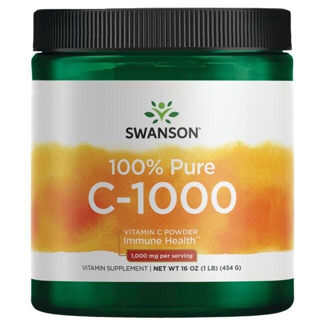 100% PURE VITAMIN C POWDER 454g - Swanson | WestPharmacy.nl