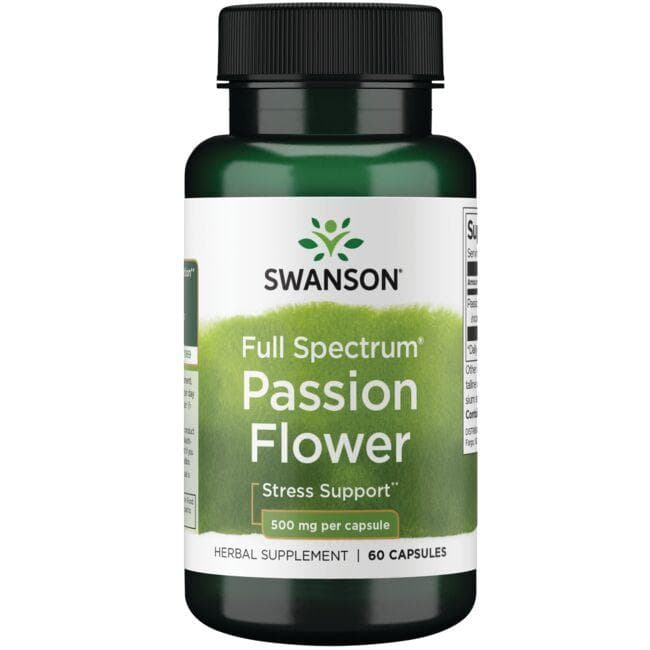 FULL SPECTRUM PASSION FLOWER 500mg 60 CAPS - Swanson | WestPharmacy.nl