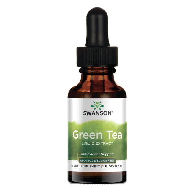 Green Tea Liquid Extract - Žalios arbatos ekstraktas - 29.6 ml - Swanson - Vaistine1.lt