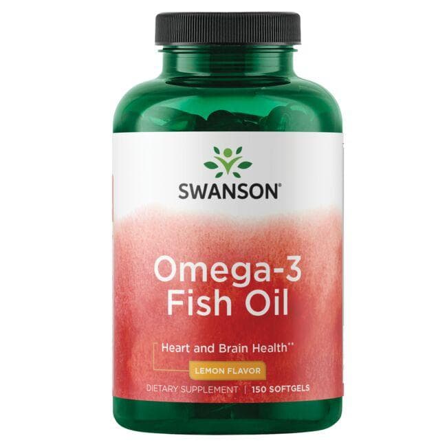 LEMON FLAVOR OMEGA-3 FISH OIL 150 SGELS - Swanson | WestPharmacy.nl