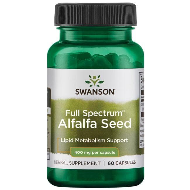 FULL SPECTRUM ALFALFA SEED 400mg 60 CAPS - Swanson | WestPharmacy.nl