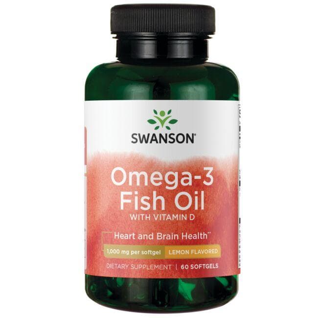 OMEGA-3 FISH OIL W/D 1000mg LMN 60 SGELS - Swanson | WestPharmacy.nl