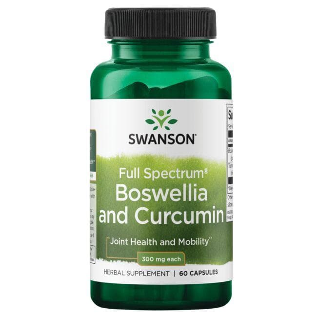 FULL SPECTRUM BOSWELLIA & CURCUMIN 60 CAPS - Swanson | WestPharmacy.nl