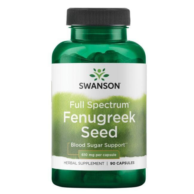 FENUGREEK SEED 610mg 90 CAPS - Swanson | WestPharmacy.nl