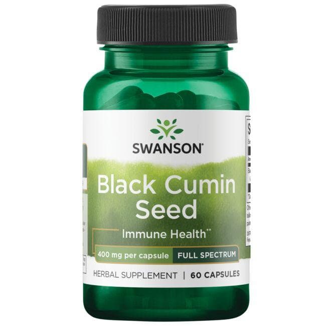 FULL SPECTRUM BLACK CUMIN SEED 400mg 60 CAPS - Swanson | WestPharmacy.nl