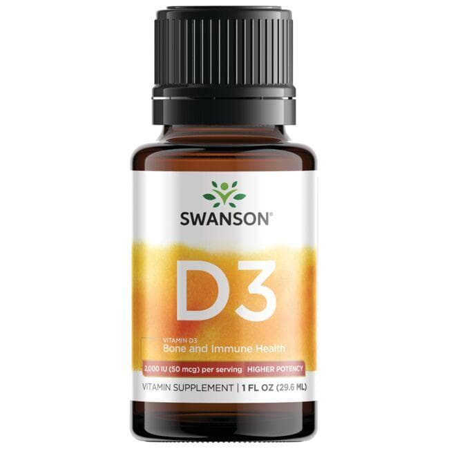 VITAMIN D3 DROPS 400 IU 50mcg 29.6ml - Swanson | WestPharmacy.nl
